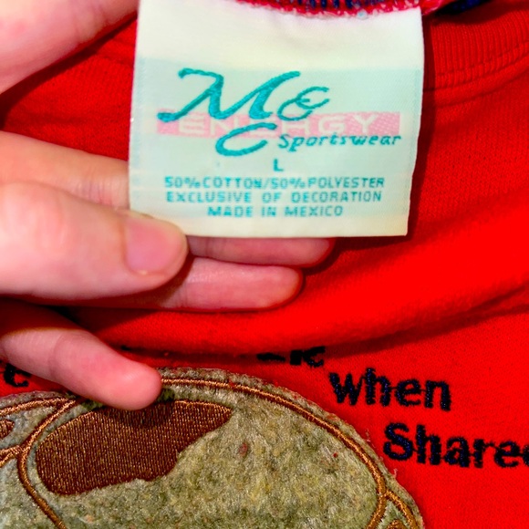 Vintage Tops | Vtg. Life Is Better When Shared w/ Dog Sweatshirt - Picture 3 of 4